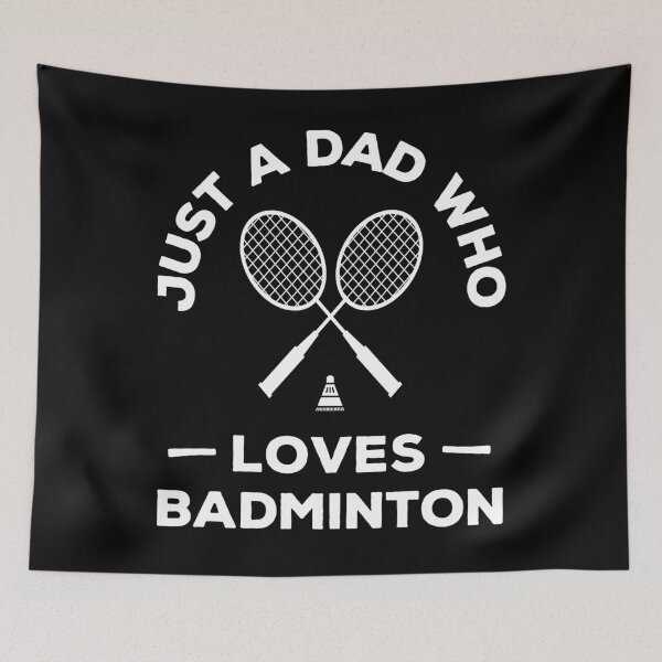 Item preview, Just a dad who loves badminton designed and sold by TheGreenGoat.