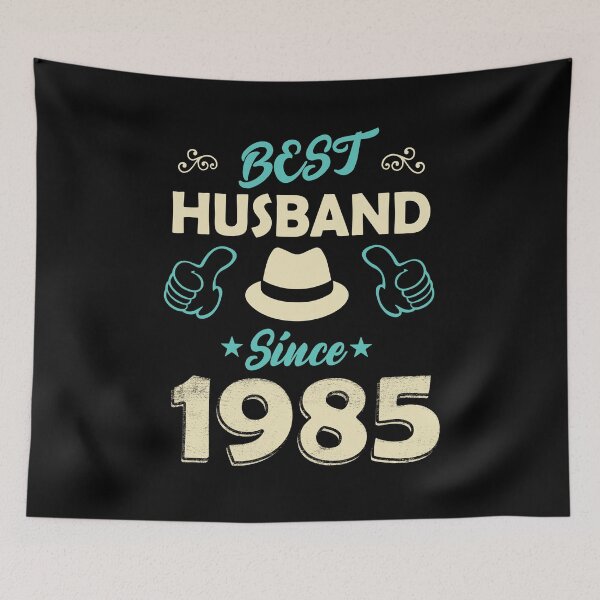 Item preview, Best Husband 1985 Wedding Anniversary Spouse Gift designed and sold by Ibu83.