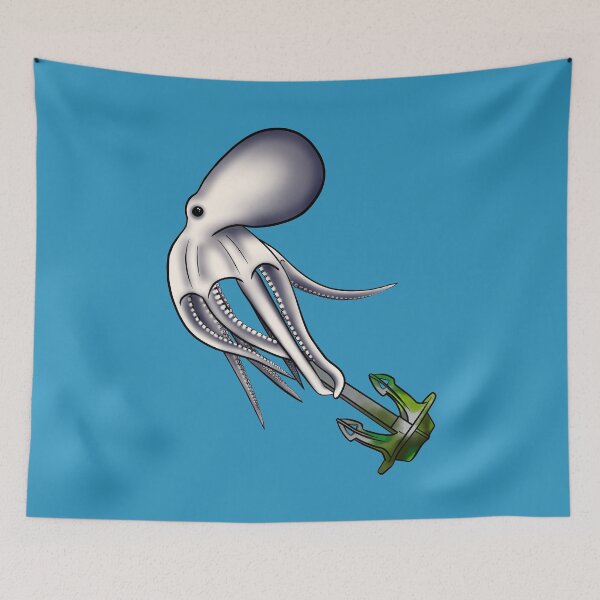 Artikelvorschau, Octopus with Anchor entworfen und verkauft von AuraWalker1.