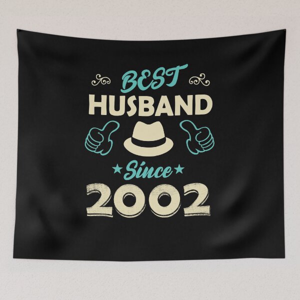Item preview, Best Husband 2002 Wedding Anniversary Spouse Gift designed and sold by Ibu83.
