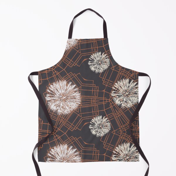 Item preview, Geometric Lines and Dandelion Pattern (Dark) designed and sold by SofiaAlves.