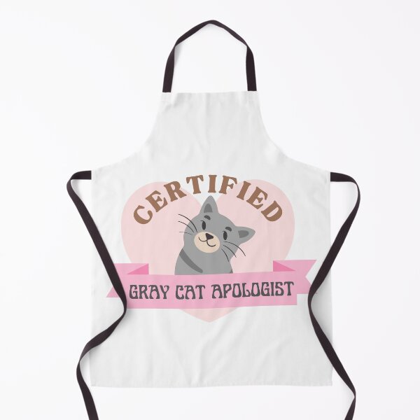Item preview, gray cat apologist designed and sold by goblinbabe.