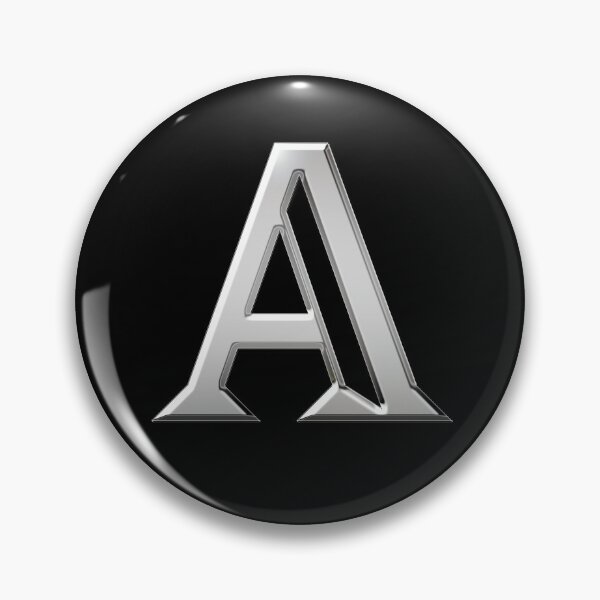 Item preview, Chrome Metallic Letter A  designed and sold by PrettyPage.