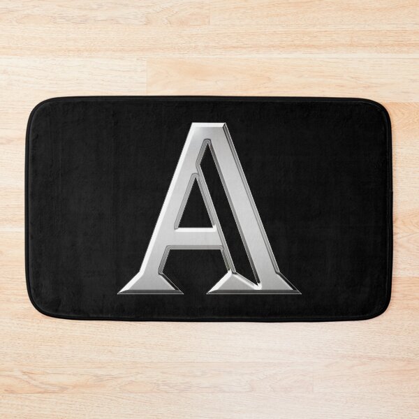 Item preview, Chrome Metallic Letter A  designed and sold by PrettyPage.