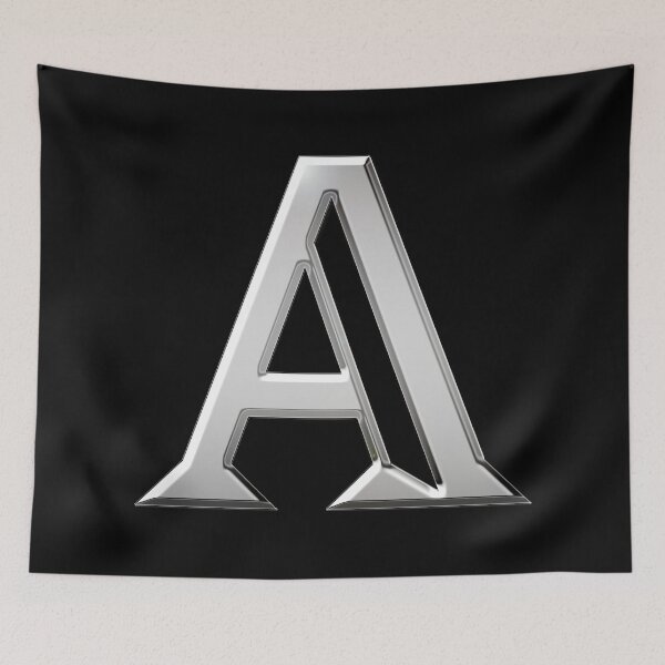 Item preview, Chrome Metallic Letter A  designed and sold by PrettyPage.