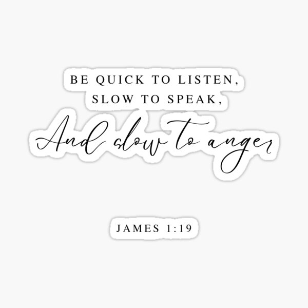Item preview, James 1:19 designed and sold by icdeadpixels.