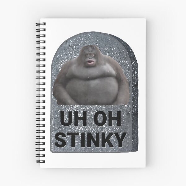 Item preview, Uh Oh Stinky Poop Meme Tombstone Le Monke Halloween Costume T-Shirt designed and sold by AschenbrenDale.