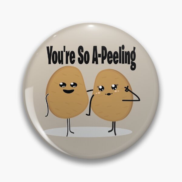 Item preview, Cute Funny Kawaii Potato You're So Apeeling Pun designed and sold by evadeedesigns.