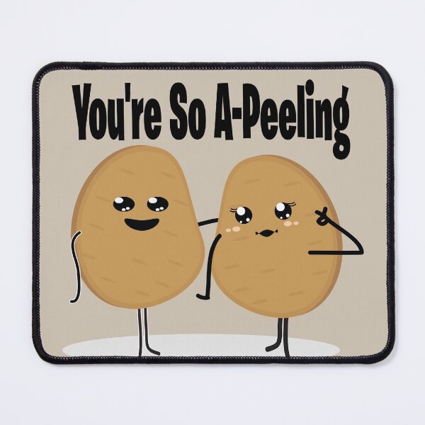 Item preview, Cute Funny Kawaii Potato You're So Apeeling Pun designed and sold by evadeedesigns.