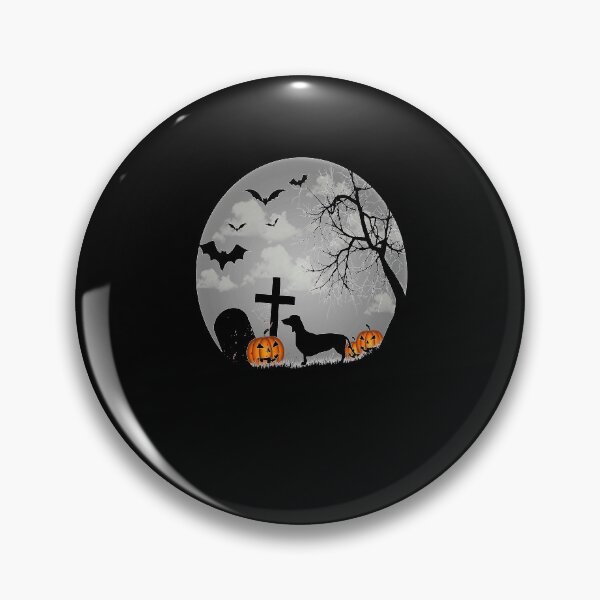 Item preview, Dachshund-And-Moon-Halloween designed and sold by JohnCenass.