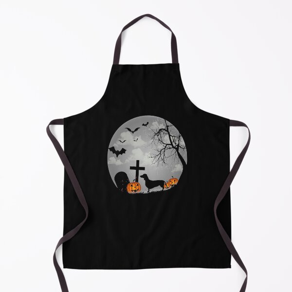 Item preview, Dachshund-And-Moon-Halloween designed and sold by JohnCenass.