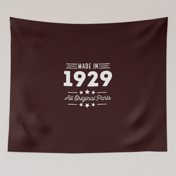 Item preview, Made In 1929 All Original Parts 87th Birthday Gift T-Shirt designed and sold by AlwaysAwesome.