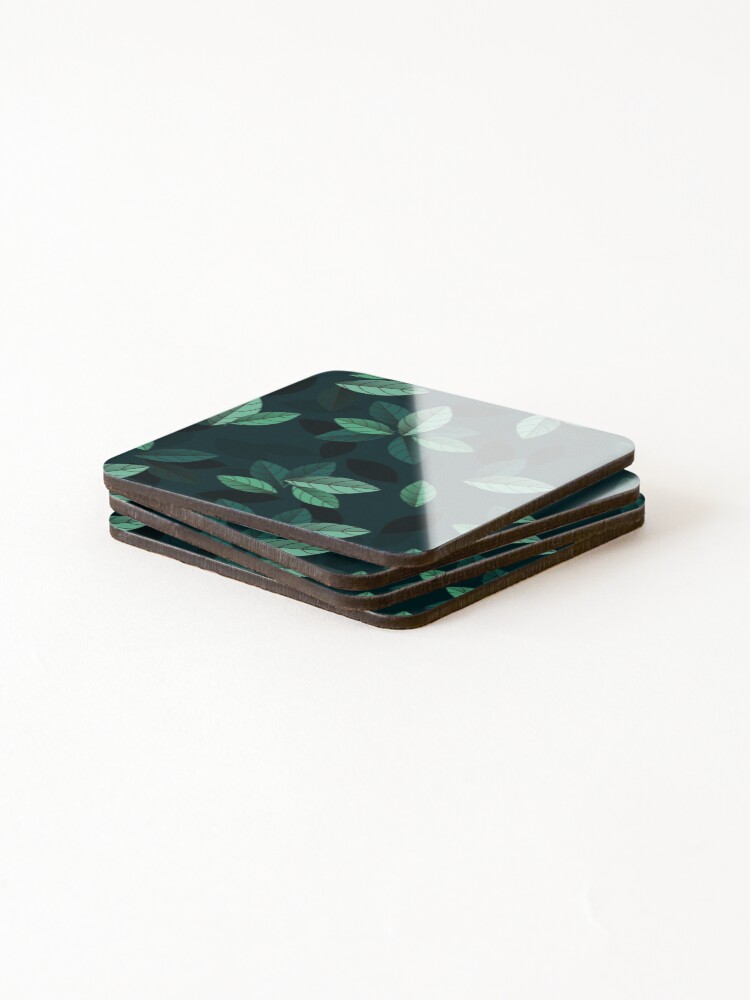 Thumbnail 4 of 5, Coasters (Set of 4), Forest Shadows designed and sold by PatternPalace.