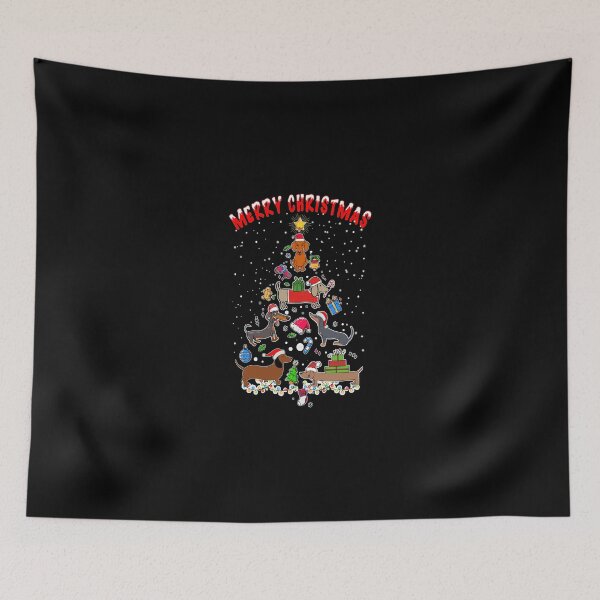 Item preview, Dachshund-Lover-Christmas-Tree designed and sold by JohnCenass.