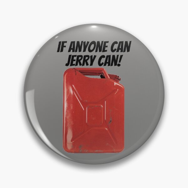 Item preview, If Anyone Can, Jerry Can. Black text and photograph designed and sold by JellyBeenzz.