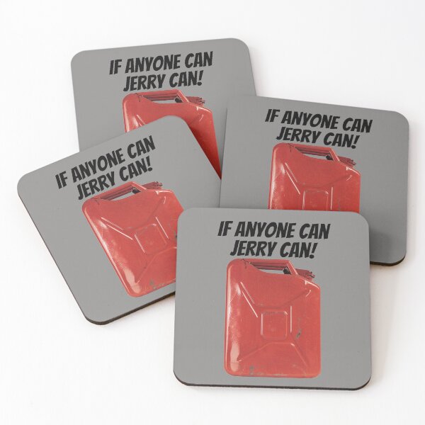 Item preview, If Anyone Can, Jerry Can. Black text and photograph designed and sold by JellyBeenzz.