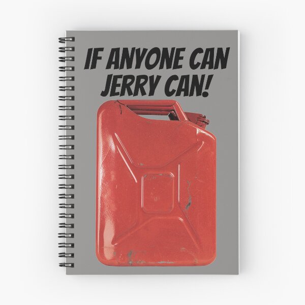 Item preview, If Anyone Can, Jerry Can. Black text and photograph designed and sold by JellyBeenzz.
