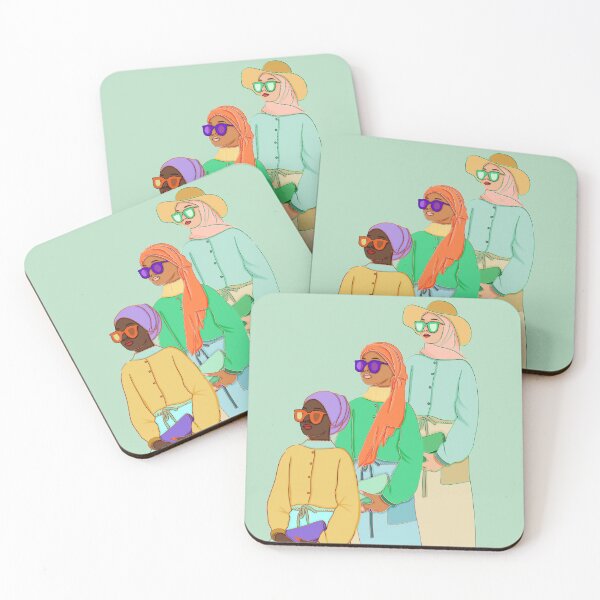 Item preview, three hijabi women designed and sold by sweet dreamer.