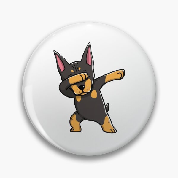 Item preview, Dabbin Doberman Pinscher designed and sold by Pets-love-it.