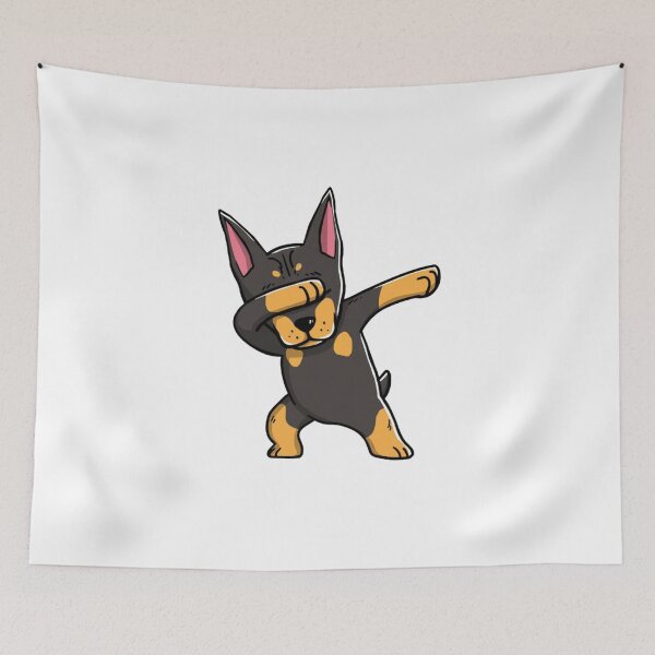 Item preview, Dabbin Doberman Pinscher designed and sold by Pets-love-it.