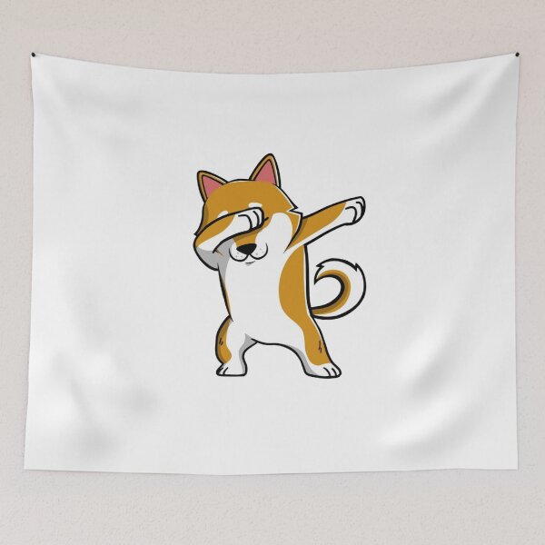 Item preview, Dabbin Shiba designed and sold by Pets-love-it.
