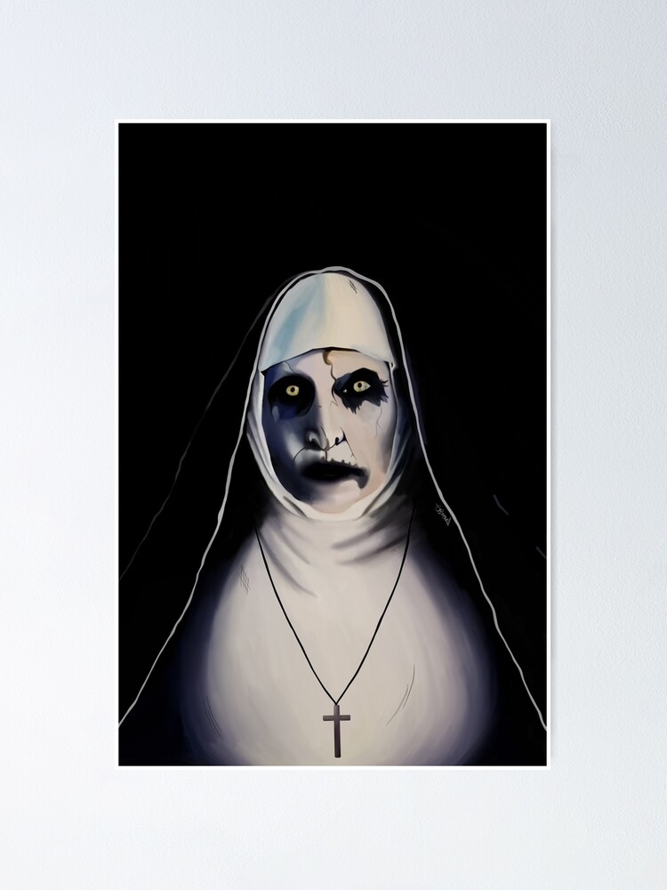 Poster for Sale avec l'œuvre « La Nonne - Valak » de l'artiste  CatherineAlysha