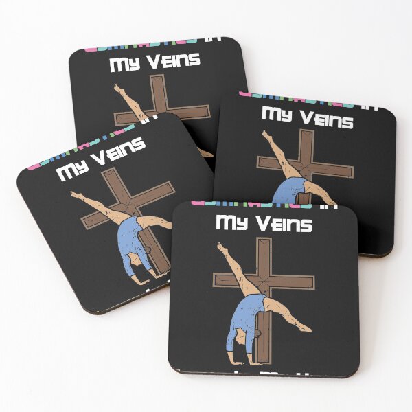 Item preview, Gymnastics Sport Acrobatic Gymnast Saying and Jesus Lover  designed and sold by Rzelemenz.