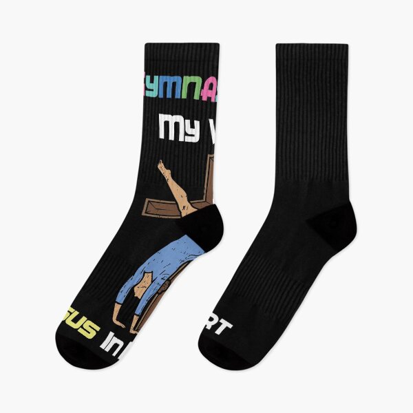 Item preview, Gymnastics Sport Acrobatic Gymnast Saying and Jesus Lover  designed and sold by Rzelemenz.