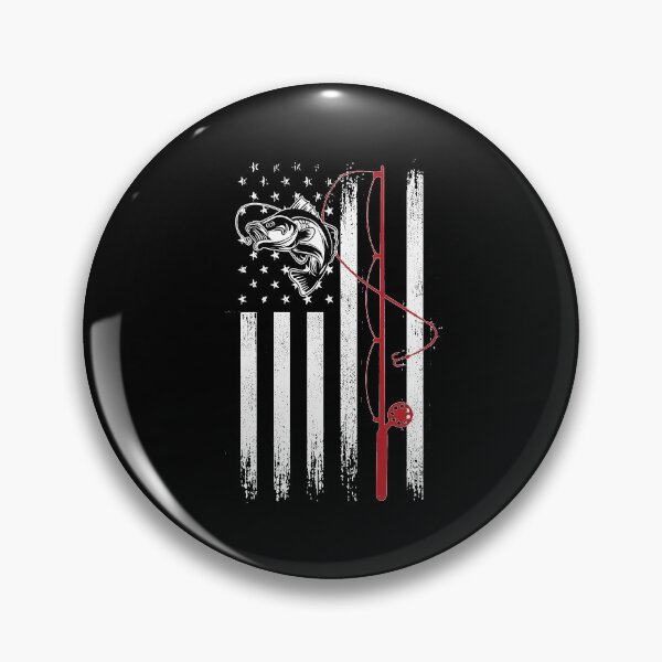 Item preview, Fishing-Rod-American-Flag-Funny-Vintage-Fishing designed and sold by JohnCenass.