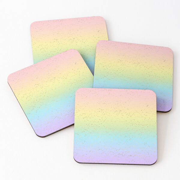 Item preview, Sparkly gold foil stars on a rainbow background designed and sold by AnnieHochmann.