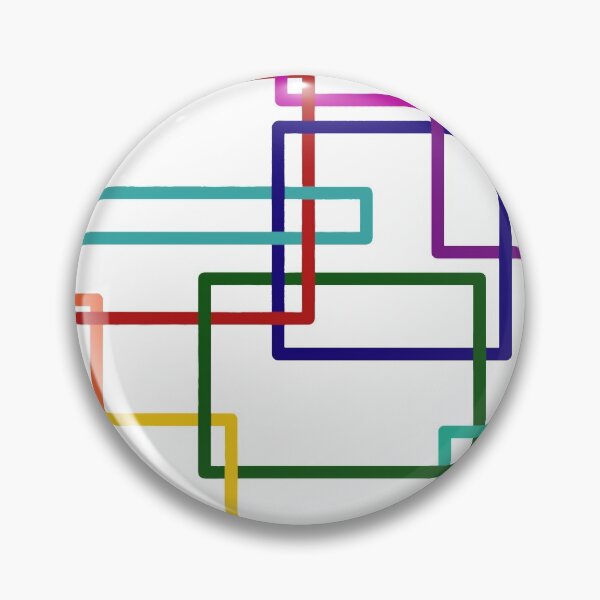Item preview, Overlapping Intersecting Rectangles designed and sold by Candace Offman.