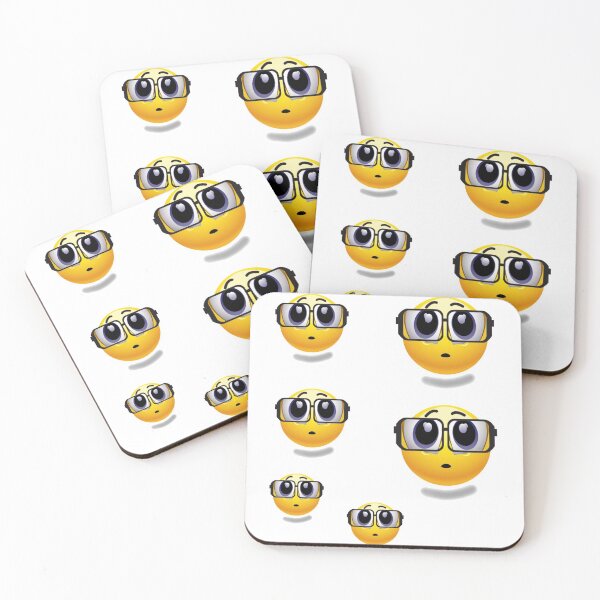 Item preview, Funny Emoji Nerd Glasses  designed and sold by myzpooh.