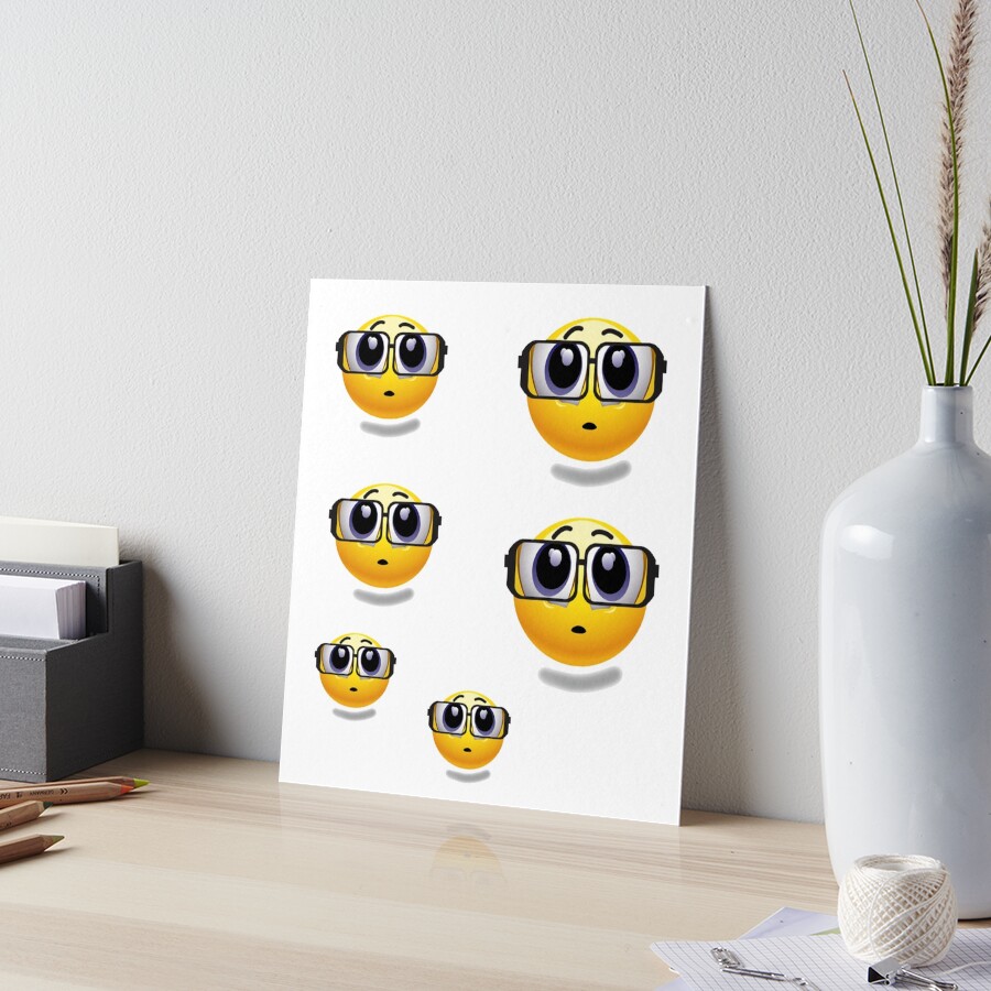 Yellow Funny Emoji Wine Anxiety Sad Poster for Sale by myzpooh