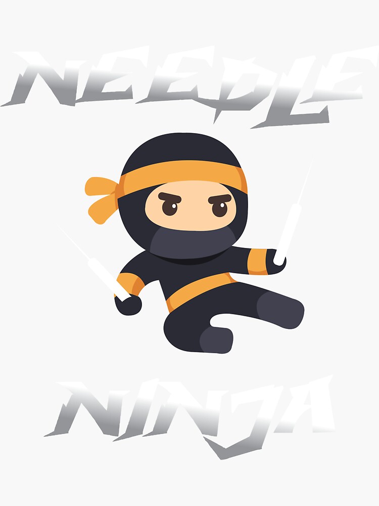 Vinyl Sticker: Needle Ninja