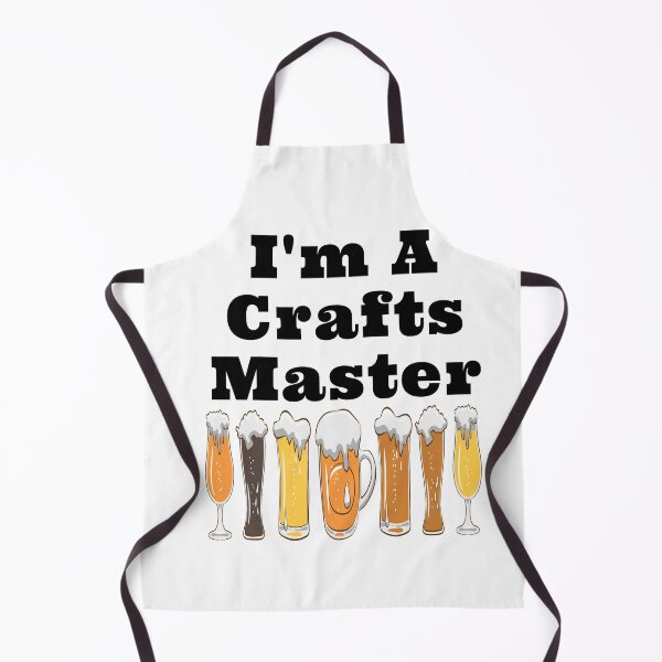 Item preview, I'm A Crafts Master Frothy Beer Glasses Design designed and sold by Craftynistia.
