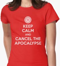 Keep Calm and Cancel the Apocalypse Women's Fitted T-Shirt