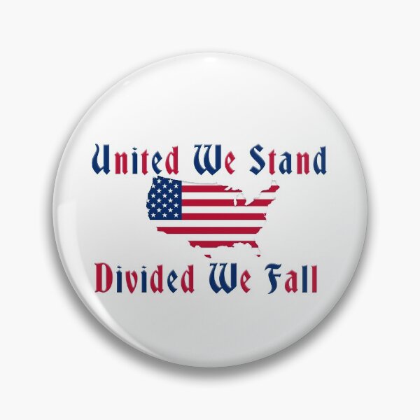 Item preview, United We Stand Divided We Fall Patriotic Design designed and sold by carolina1.