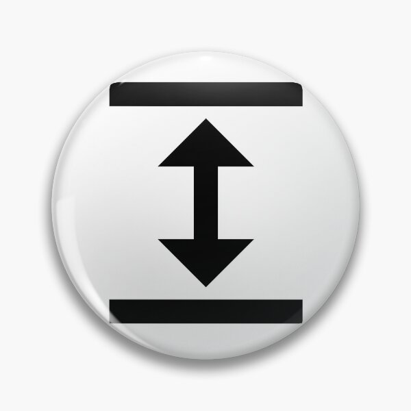 Item preview, MDI Arrow-Expand-Vertical designed and sold by GnarlyFurtardo.
