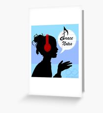 Grace Notes Logo Greeting Card