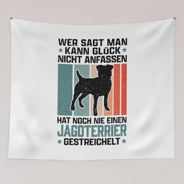 Artikelvorschau, Deutscher Jagdterrier Glück anfassen Jagdhund entworfen und verkauft von madgrfx.