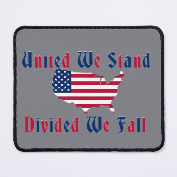 Item preview, United We Stand Divided We Fall Patriotic Design designed and sold by carolina1.