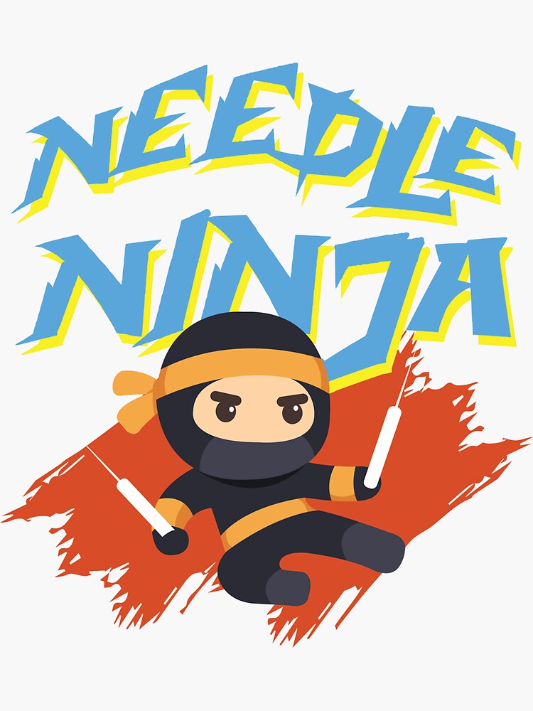 Vinyl Sticker: Needle Ninja