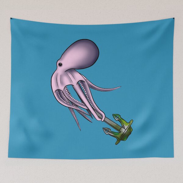 Artikelvorschau, Octopus with Anchor entworfen und verkauft von AuraWalker1.