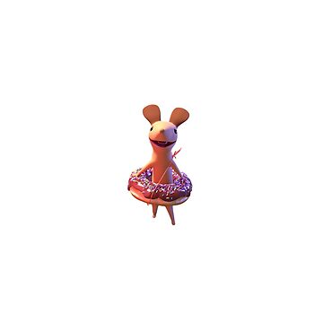 Artwork thumbnail, Hiiru the Mouse found a chocolate doughnut by ullamermaid