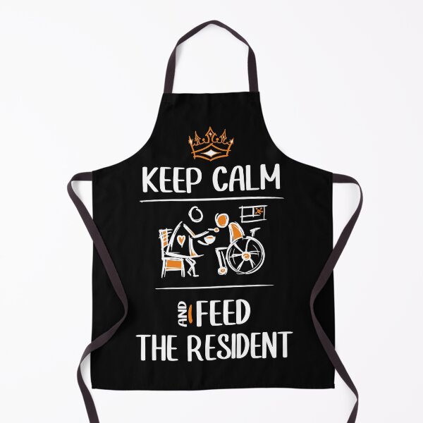 Item preview, Keep calm and feed the resident - Nursing Assistants, Caregivers. Man in a Wheelchair. designed and sold by funnycolors.