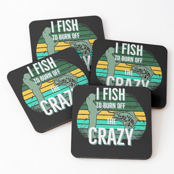 Item preview, Womens I Fish To Burn Off The Crazy Retro Striped Sunset designed and sold by Zurickdesigns.