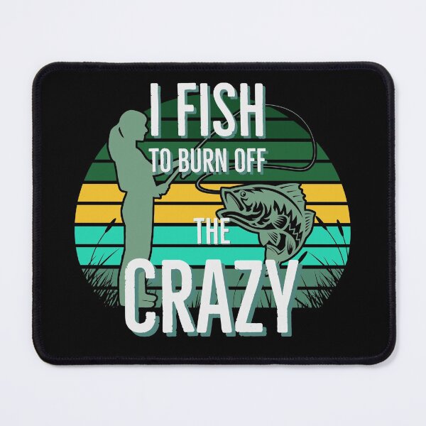 Item preview, Womens I Fish To Burn Off The Crazy Retro Striped Sunset designed and sold by Zurickdesigns.