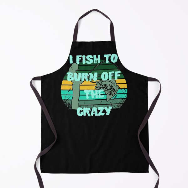 Item preview, Womans I Fish To Burn Off The Crazy Retro Striped Sunset designed and sold by Zurickdesigns.