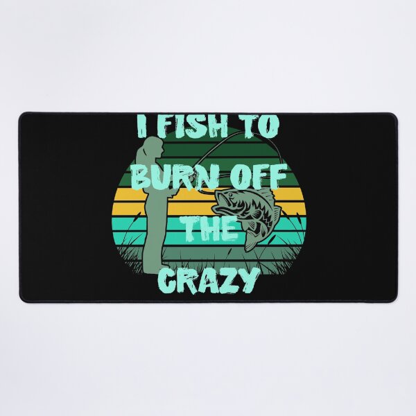 Item preview, Womans I Fish To Burn Off The Crazy Retro Striped Sunset designed and sold by Zurickdesigns.