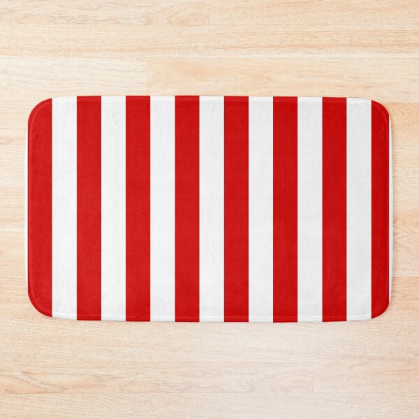 Item preview, Red And White Striped  Vertical Stripes designed and sold by Imakeyouhappy.